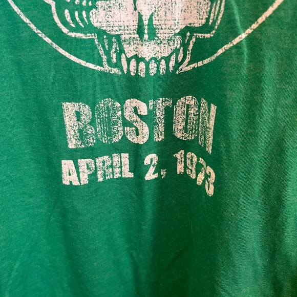 Greatful dead Boston 1973 green band tee shirt men’s 2XL - Picture 3 of 5